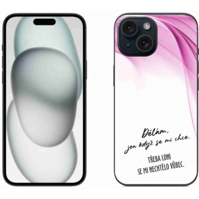 mmCase na iPhone 15 - vtipný text 12 bílé pozadí – Zboží Mobilmania