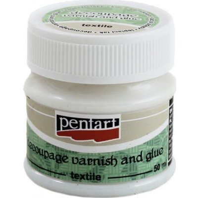 pentart Lepidlo a lak na decoupage textilu 50m – Zboží Dáma