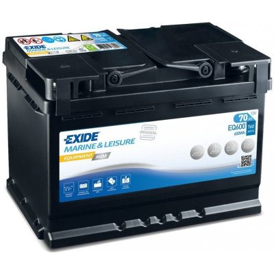 EXIDE EQUIPMENT 70Ah 12V 600A EQ600 – Zboží Živě