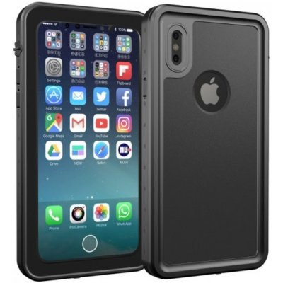 Pouzdro AppleKing redPepper nárazuvzdorné voděodolné iPhone X / XS - černé – Zbozi.Blesk.cz