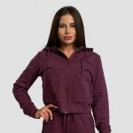 GymBeam dámská mikina Zip-up TRN Eggplant – Sleviste.cz