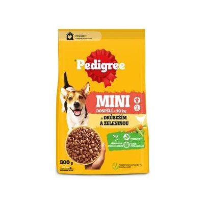 Pedigree Mini Adult drůbeží se zeleninou 500 g – Zboží Mobilmania