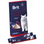 Brit Premium by Nature Cat Creamy Treats with Beef 6 x 15 g – Hledejceny.cz
