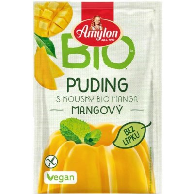 Amylon Puding mangový BIO bez lepku 40 g – Zboží Dáma
