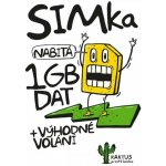 SIM karta KAKTUS (T-Mobile) - kredit 100Kč / 1GB dat – Zboží Mobilmania