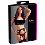 Cottelli Shelf Bra, Suspender Belt and String Set 2210185 – Zboží Dáma