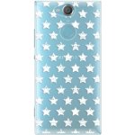 Pouzdro iSaprio - Stars Pattern Sony Xperia XA2 bílé – Zboží Mobilmania