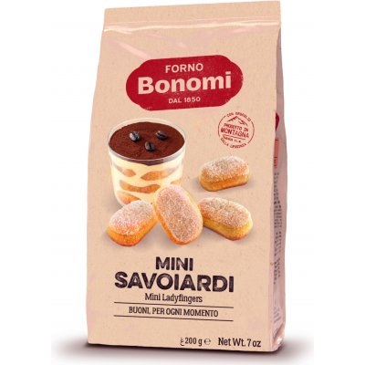 Bonomi Bonjoy světlé mini piškotky 200 g – Zboží Dáma