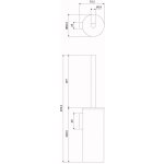 Omnires Modern Project WC štětka zlatá kartáčovaná GLB MP60621GLB – Hledejceny.cz