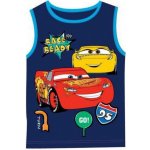 Setino chlapecké bavlněné tričko bez rukávů nátělník Auta Cars McQueen tm. modré – Zboží Mobilmania