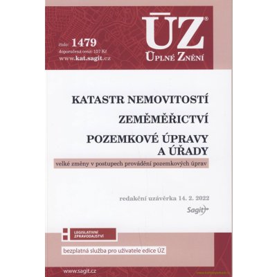 ÚZ 1479 Katastr nemovitostí - neuveden – Zbozi.Blesk.cz