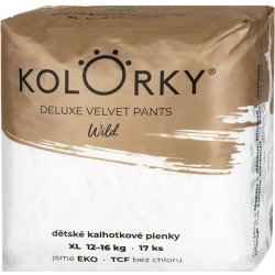 Kolorky Deluxe Velvet wild XL 12-16 kg 17 ks