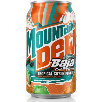 Mountain Dew Baja Cabo Citrus 355 ml – Zboží Dáma