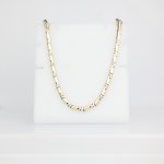 Lillian Vassago Exkluzivní masivní řetízek v kombinovaném zlatě LLV31-GCH123YW – Zboží Dáma