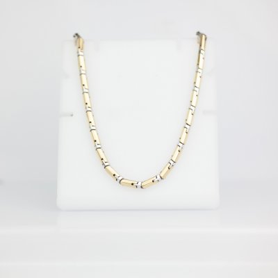 Lillian Vassago Exkluzivní masivní řetízek v kombinovaném zlatě LLV31-GCH123YW – Zboží Dáma