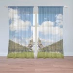 Sablio Záclony Eiffelova věž: 2ks 150x250cm – Hledejceny.cz