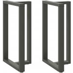 Omaxi 317544 Nohy barového stolu ve tvaru T 2 ks antracitové 60 x 35 x 100-101 cm ocel – Sleviste.cz