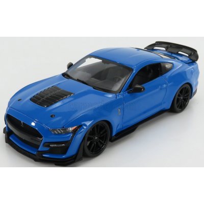 Maisto Ford usa Mustang Shelby Gt500 Coupe 2020 Světle Modrá 1:18 – Zboží Mobilmania