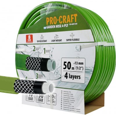 Procraft 4 vrstvy 1/2" 50 m PR-4GH1350 – Zboží Dáma