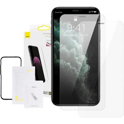 Baseus 0,3mm tvrzené sklo pro iPhone XR / 11 2ks 032350 – Zboží Živě