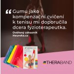 THERA-BAND posilovací guma 2 m, červená, středně silná – Zboží Dáma