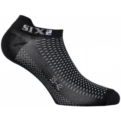 SIX2 FANT S kotníkové ponožky BLACK