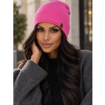 Fashionweek Dámská čepice beanie z viskózy s ozdobným logem S2923 Růžovy – Hledejceny.cz