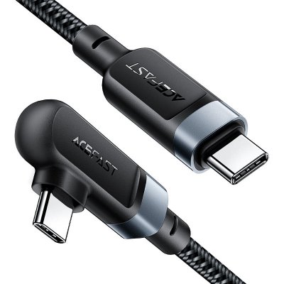 AceFast C5-03 Nabíjecí a datový 100W (20V/5A), USB-C/USB-C, 2m, tmavě-šedý