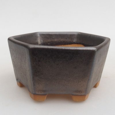 E-bonsai keramická bonsai miska 9,5 x 9 x 4,5 cm kovová – Zboží Dáma