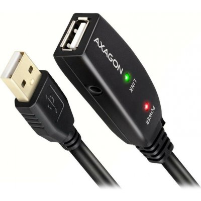 Axagon ADR-205, USB 2.0 A-M na A-F aktivní prodlužovací / repeater, 5m – Zboží Živě