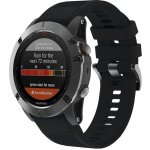 Handodo Tactical 426 Silikonový řemínek pro Garmin Fenix 5/6 QuickFit 22mm Black, 2447310 – Zboží Mobilmania