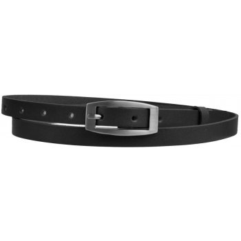 Penny belts dámský kožený úzký pásek 15-2-63 černý