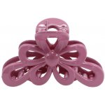 Vyřezávaný skřipec na vlasy Barva: vínově červená – Zboží Dáma