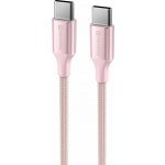 Swissten 71528205 USB-C / USB-C, 1,5m, růžový – Zboží Mobilmania