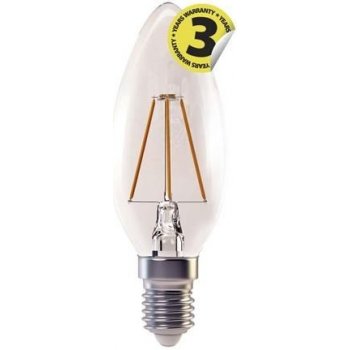 Emos LED žárovka CANDLE 4W/37W E14 WW Teplá bílá 420 lm Filament A+