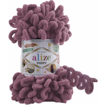 Alize příze Puffy 28 starofialová – Zboží Dáma