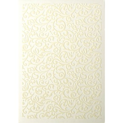 Ozdobný papír Flock ivory 220g 5ks – Zboží Dáma