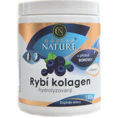 Golden Nature Hydrolyzovaný Rybí kolagen s acerolou borůvka 150 g – Hledejceny.cz