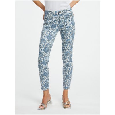 Orsay dámské vzorované slim fit džíny modré – Hledejceny.cz