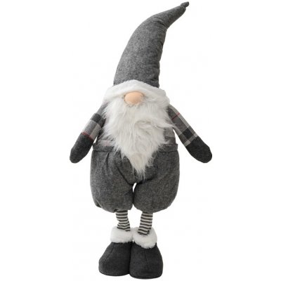 Textilomanie Dekorativní trpaslík GNOME 90 cm, šedý – Hledejceny.cz