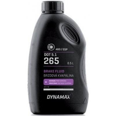 DYNAMAX 265 Brzdová kapalina DOT 5.1 500 ml | Zboží Auto