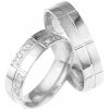 Prsteny Aumanti Snubní prsteny 25 Stříbro bílá