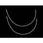 Kostice kovové ploché - bílá – Sleviste.cz