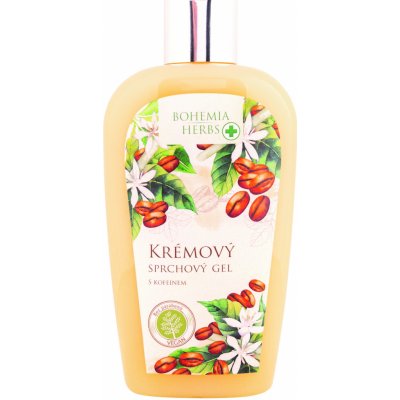 Bohemia Herbs Kofein relaxační krémový sprchový gel 250 ml