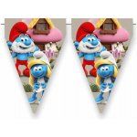 Vlaječková girlanda Šmoulové 3m – Zboží Dáma