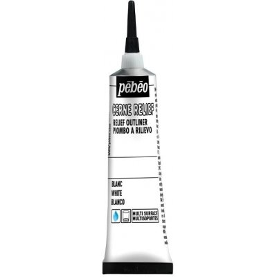 Pébéo Cerne Relief kontura 20 ml bílá – Zboží Dáma