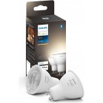 Hue sada 2x LED žárovka White GU10 4,2W 400lm 2700K CRI80 IP20 – Zboží Živě