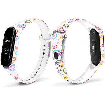 Xiaomi Mi Band 3/4 náhradní náramek Barevná srdce MBSCZ-BSR4 – Zboží Živě