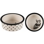 Zentangle keramická miska pro kočky 0,3 l/12 cm – Zboží Dáma