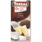 Torras ES Torras čokoláda DIA bílá ček. s kokosem 75 g 75 g – Zbozi.Blesk.cz